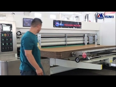 RINO Carton Box Flexo Printing Machine Stainless Steel With Slotter And Stacker